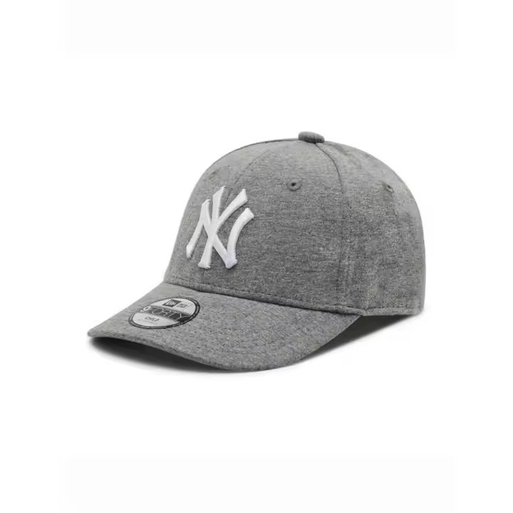 Gorra New Era 9Forty Gris Ajustable con Logo a Contraste - 1