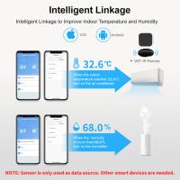 Sensor De Temperatura Y Humedad Inteligente Tuya Zigbee/WiFi Para El Hogar Interior Compatible Con Alexa Y Google Assistant Control Por Voz - details 6