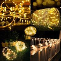 Luces De Encaje Solar LED Impermeables Para Jardín Decoración De Navidad Y Año Nuevo Guirnalda De Navidad Para Pared Y Césped - details 7