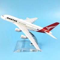Modelo De Avión En Miniatura Airbus A380 Spirit of Australia Qantas 1/400 Escala Aleación De Metal 16cm Decoración Regalo Para Niños Colección - details 5