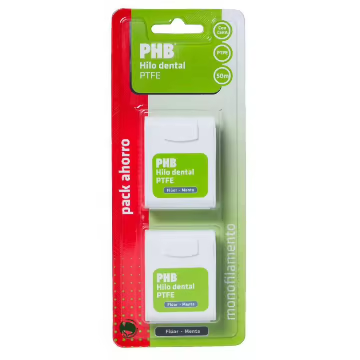 PHB HILO DENTAL FLUOR Y MENTA 50M PACK AHORRO - 1
