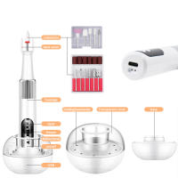 Amoladora de esmalte de uñas Eléctrica Con BASE DE Carga, quitamalte Profesional, ajuste de Tres velldades - details 10