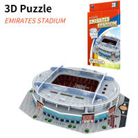 Puzzle De Papel 3D Estadio De Fútbol DIY Juguete Educativo Para Niños Desarrollo Inteligente Regalos De Navidad Construcción - details 6