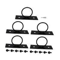 5 Piezas Soportes Para Cordones Decorativos De Acero Inoxidable 304 2" Fácil Instalación Para Escaleras Paredes Y Jardines - details 2