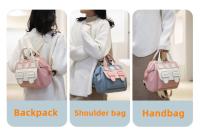 Bolsa De Pañales PANGDUBE Para Bebé Estilo Moda Mochila Para Mamá Bolsa De Nappies Para Carrito Tamaño Mediano 23*14*23 Cm - details 3
