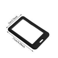 Porta Tarjetas De Negocio Para Hombres Y Mujeres Funda Transparente Para Tarjetas De Identificación Y Lanyard Bolsa De Estilo Formal - details 0
