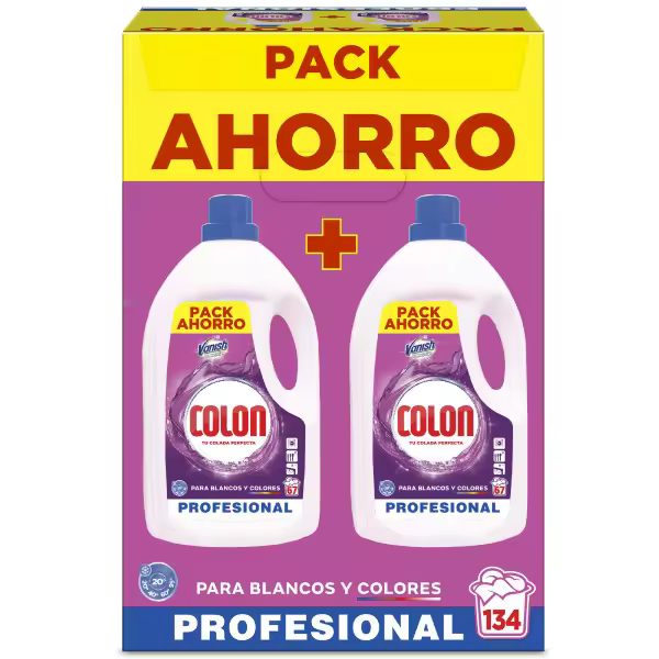 Colon Vanish Profesional Detergente para la lavadora Líquido 134 lavados - 1