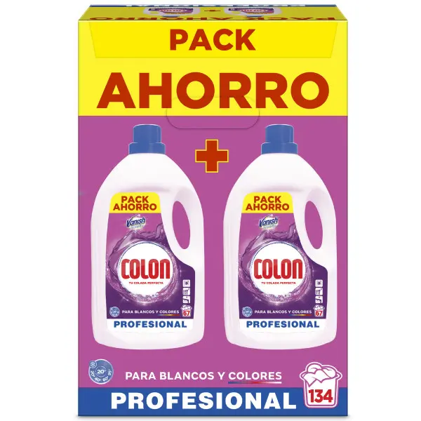 Colon Vanish Profesional Detergente para la lavadora Líquido 134 lavados - 1