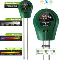 Nueva Medidor De pH Del Suelo 3/4 En 1 Prueba De Luz Humedad Ácida Para Plantas Jardín Flores Kit De Prueba De Suelo - details 1