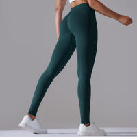 Leggings De Yoga Para Mujer Cintura Alta Levantamiento De Caderas Gimnasio Sin Costuras Pantalones De Deporte Fitness Running - details 57