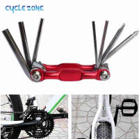 Kit De Herramientas De Reparación Multifuncional Para Bicicleta Portátil Conjunto De Mantenimiento De Bicicleta Con Llaves Allen Y Hexágonas Accesorios Para Ciclismo - details 3