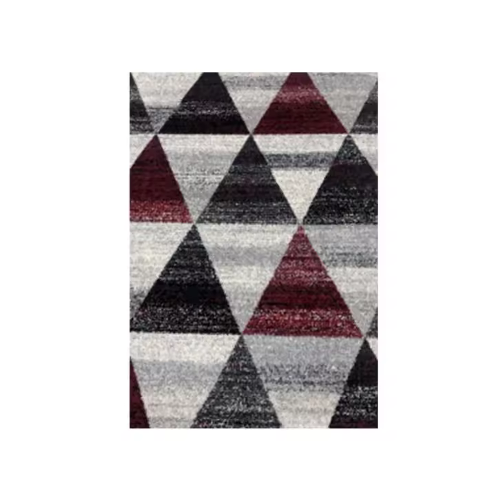 Alfombra de Hogar 100% Polipropileno 67 x 125 cm modelo CARMINA (Rojo) - CREVICOSTA QUALITY MARK MARCAS DE CALIDAD - 1