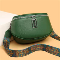 Bolso De Hombro Para Mujer En Cuero Genuino Alta Calidad Cuero De Vaca Bolso De Moda Bolso Mensajero Diseñador De Cierre De Cremallera - details 5