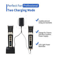 BaoRun P9 P2 Profesional Pet Shaver Gatos Perros Cortador de Melo Trimmer Dog Grooming Kit Recargable Eléctrico Animal Pet Clippers - details 8