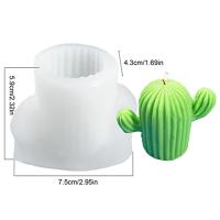 Molde De Velas De Silicona En Forma De Cactus Para Artesanía DIY Molde Para Resina Y Sabão Aromaterapia Herramientas De Fabricación De Velas - details 10