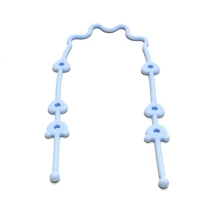 Cadena Anticaída De Biberón De Silicona Para Bebés Juguete De Mordedor Anti-Perdida Para Niños De 1 a 6 Años - 1