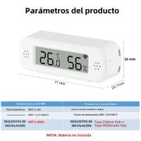 Termómetro Y Higrómetro Zigbee WiFi Mini Para Hogar Inteligente Compatible Con Google Home Alexa Y APP Remote De Tuya - details 13