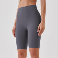Shorts De Yoga Para Mujer Cintura Alta Transpirables Suaves Y Tensos Leggings De Gimnasio Cortos De Ciclismo Deportivos - details 43