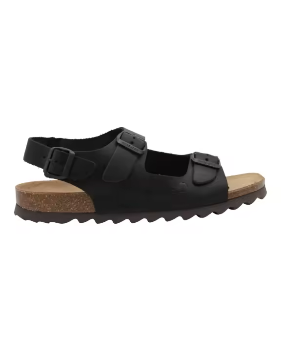 SANDALIAS DE HOMBRE INTER-BIOS 9567-SM EN NEGRO - 1