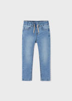 PANTALÓN VAQUERO DE NIÑO - CINTURA ELÁSTICA Y CORDÓN AJUSTABLE - MARCA MAYORAL. - details 0