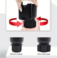 Soporte De Teléfono Móvil BLALION Multifuncional 3 En 1 Expansor De Porta Vidrio Con Base Giratoria Ajustable Y Clip De Almacenamiento Para Coche Negro ABS + Aluminio - details 8