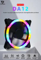 Ventilador De Estuche De Computadora ICE Whale DA12 RGB 120mm Silencioso Con 4 Pines Para Enfriamiento De CPU Y Radiador - details 0