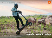Scooter Eléctrico KuKirin G2 Master (Versión 2025), Motor 1000W*2, Batería 52V 20.8Ah, Neumáticos 10 pulgadas, Velocidad Máxima 60 km/h, Autonomía 70 km, Frenos Disco Duales Delanteros y Traseros, Amortiguación Hidráulica - details 0