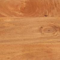 vidaXL Espejo de baño madera maciza mango marrón y cristal 50x70x3 cm - details 6