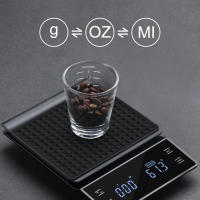 Báscula De Cocina Digital Recargable Tipo-C Precisión Alta Pantalla LED 3KG/0.1g Con Timer Automático Para Café Y Cocina - details 3