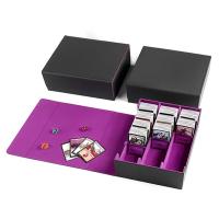 Card Storage Box for Trading Cards, 1800+ PU Leather Commander Card Deck Case, Magnetic Closure Card Holder Fits for Magic Game Cards - details 3