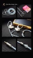 QKZ T1 Cable De Auriculares Original QDC Plata Cobre Empalme De Plata Cable De Auriculares De 3.5mm Para KZ ZSN pro X ZS10 pro EDX TRN CCA - details 11