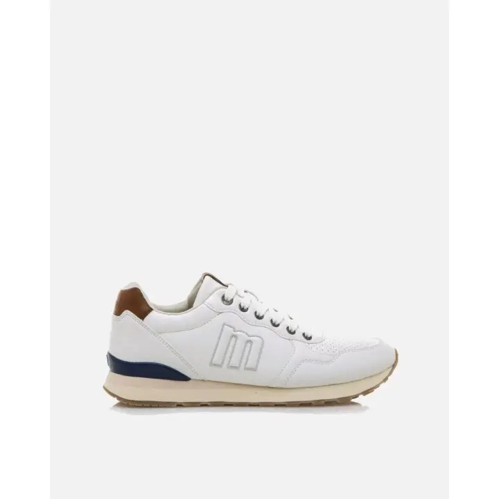 MUSTANG 84755 Zapatillas Bajas Hombre Blanco - 1
