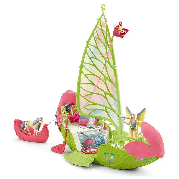 Schleich Barco de Flores mágico de Sera para jugar - didáctico aumenta la imaginación - 1