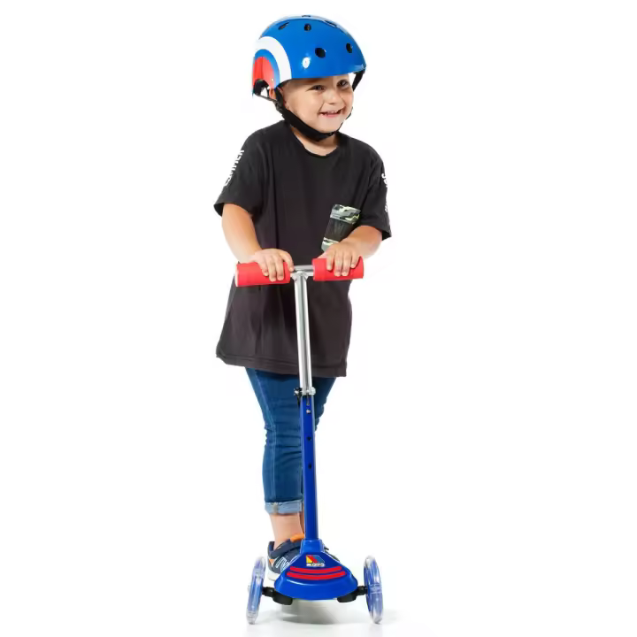 MOLTO Patinete para niños con luces - Maxi Scooter Azul - 1