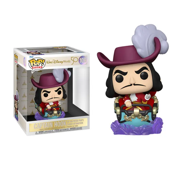 Funko Pop Rides Capitan Garfio 109 Walt Disney World 50 Aniversario     Figura - 1