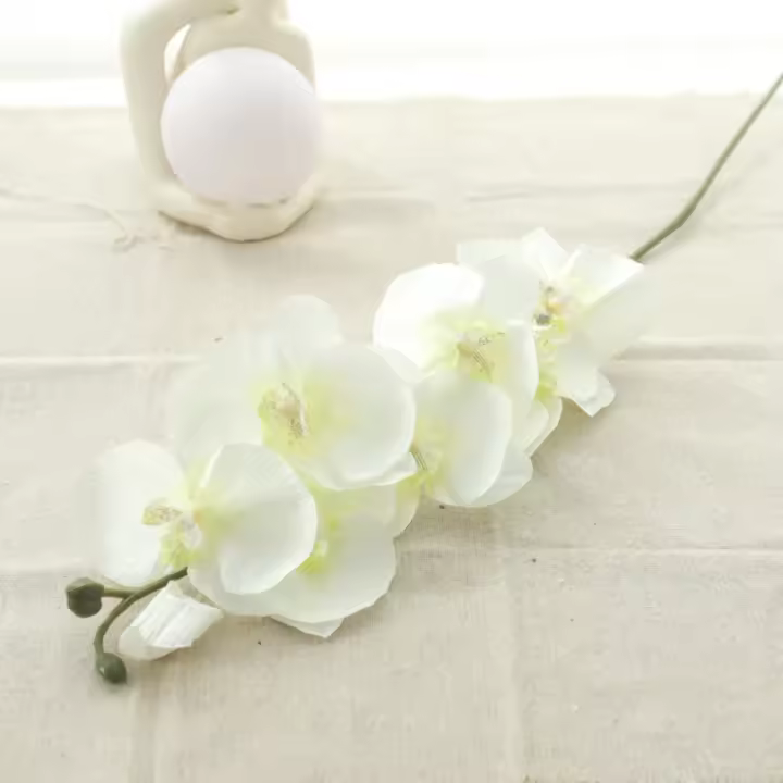 Orquídea De Mariposa Artificial Largarama Para Decoración De Casa Boda Navidad DIY Corona De Navidad Flores De Seda Para Cortina Y Pared - 1