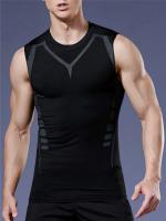 Camiseta De Compresión Para Hombre T-Shirt Deportiva Transpirable Y Secado Rápido Top De Entrenamiento Y Fitness - details 0