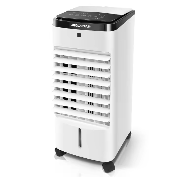 Enfriador de Aire 4 en 1, Climatizador Evaporativo con Ventilador Humidificador Purificador con Ruedas y Control Remoto, 12 H Temporizadores, 3.5L - 1