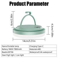 Linterna De Camping Heinast 7800mAh Recargable Con LED Y Magnete Y Gancho Luz Fuerte Portátil Linterna De Túnel Para Trabajo Y Reparación Impermeable - details 10