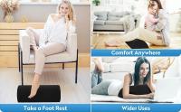 1Pc Taburete Para Pies Ergonómico Con Memoria De Espuma Antideslizante Y Lavable Para Aliviar La Fatiga En El Trabajo - details 1