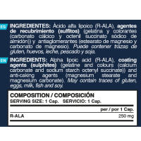ERIX NUTRICION  R-ALA 60 CAPS  ACIDO ALFA LIPOICO  Grandes Propiedades Antioxidantes  Ideal como Aporte de Energía  Rápida Metabolización  Acelerador del Metabolismo - details 7