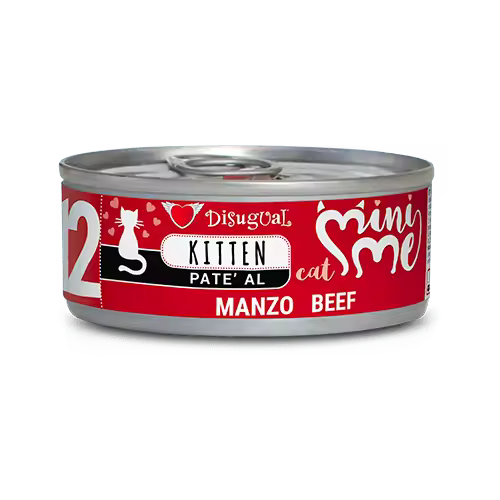 Disugual Mini me 12 para Gatitos - Carne de Res (85g) - 1