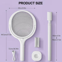 Bastón Rotativo De Control De Plagas Con Varita Telescopio Para Uso Interior Y Exterior Mosquitero Para Camping Y El Hogar - details 5