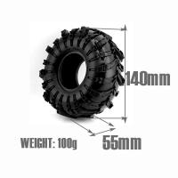 Pneumáticos De Goma Super Grandes Para RC Rock Buggy Crawler Car Traxxas TRX4 Axial SCX10 90046 Tamaño 140*54mm 2.2" Nuevo Y De Alta Calidad - details 1