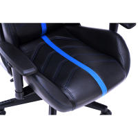 RACING BERGNER | Silla Gaming Magnum | Ergonómica, Reclinable, Altura Ajustable, Soporte Lumbar - Negro y azul | Hasta 120 Kg - details 7