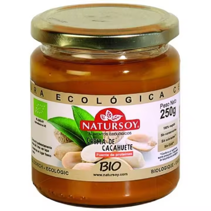 Natursoy Crema de Cacahuete sin Sal 250 gr - 1