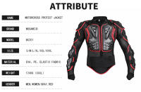 Chaleco De Protección Para Moto WOSAWE Deporte Armadura Protectora Con Soporte Corporal Manguito Guardia Motocross Protección Torácica Y Ski Material ABS Y EVA - details 4