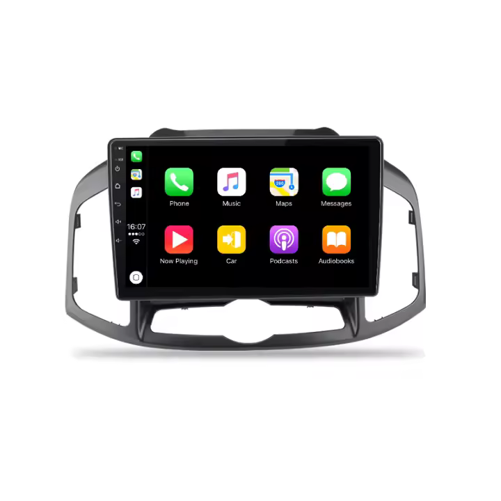 AWESAFE inalámbrico CarPlay Android Auto Radio para Chevrolet Captiva 1 2011 2012 2013 2014 2015 2016 coche reproductor multimedia GPS 2 din autoradio volante controles RDS Bluetooth - 1