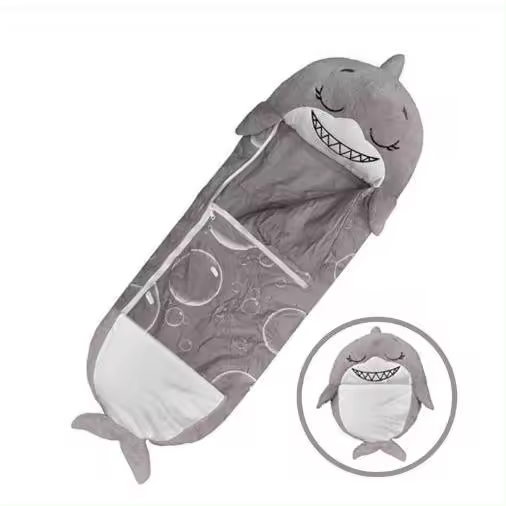 Saco de dormir de dibujos animados para niños, almohada de muñeca de felpa, saco de dormir de animales para niños y niñas, regalo de cumpleaños y Navidad - 1