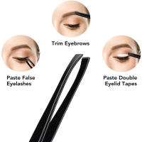 Juego De Herramientas Para Cejas 4-11 Piezas Incluye Tijeras Afeitadora Raspador Peine Y Herramientas De Maquillaje Acero Inoxidable - details 5
